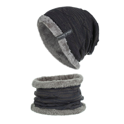 Diagonal hook hat bib knitted woolen hat - Urban Caps
