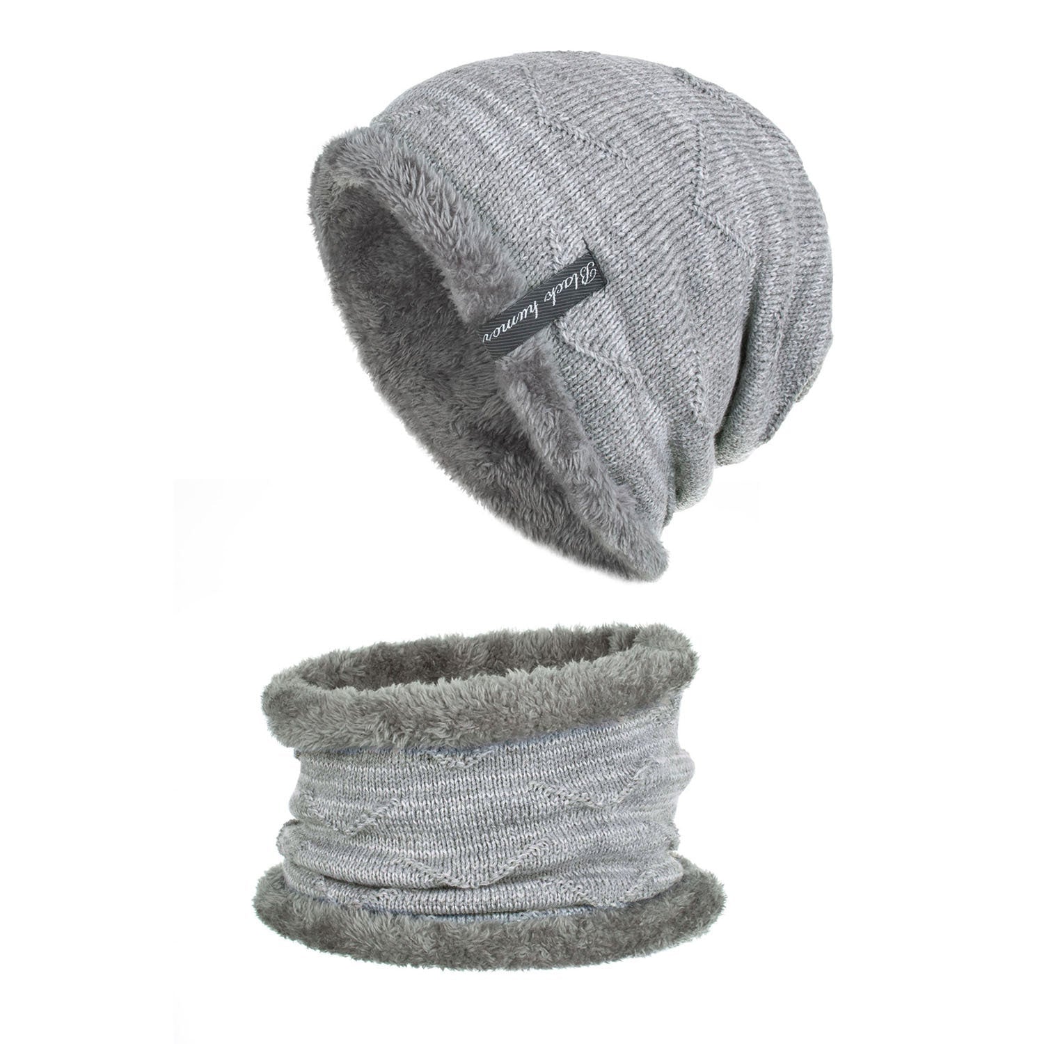 Diagonal hook hat bib knitted woolen hat - Urban Caps