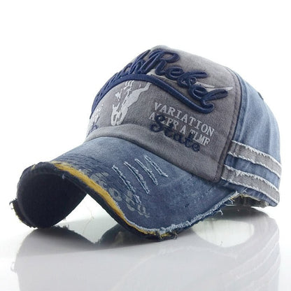 Distressed Bull Head Cap – Casual Baseball Hat for Men & Women - Urban Caps