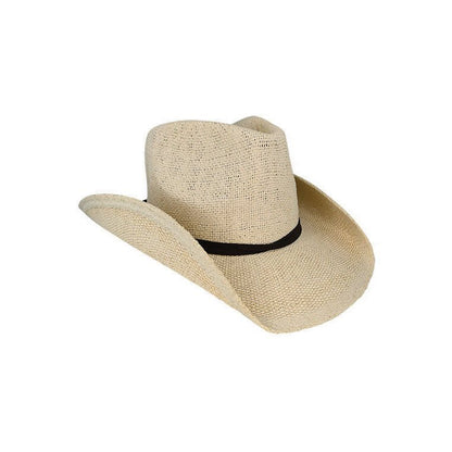 Dookie Woven Toyo Western Hat with Structured Upturn Brim – Natural Fibre Summer Style - Urban Caps