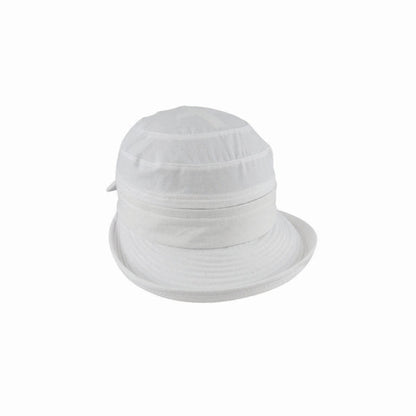 Dorothea Convertible Polycotton Cap and Visor with Removable Top and Velcro Strap - Urban Caps