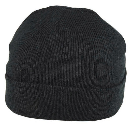 Double Knit Acrylic Beanie with Cuff – Stretch Fit Winter Hat - Urban Caps