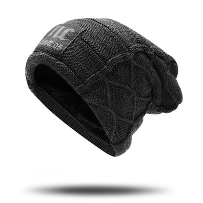 Double - Layer Wool Beanie – Thick Fleece - Lined Winter Hat for Men - Urban Caps