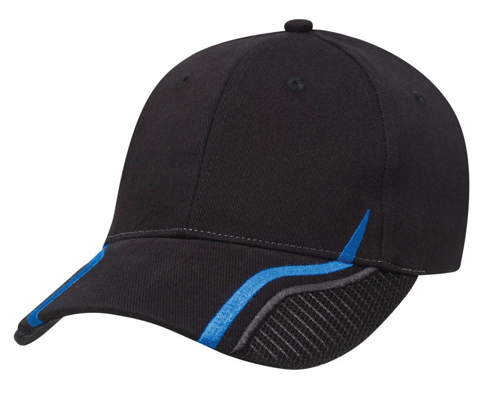 Downforce Cap – Heavy Brushed Cotton, Structured 6 - Panel, Adjustable Velcro Fit - Urban Caps