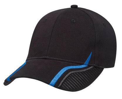 Downforce Cap – Heavy Brushed Cotton, Structured 6 - Panel, Adjustable Velcro Fit - Urban Caps