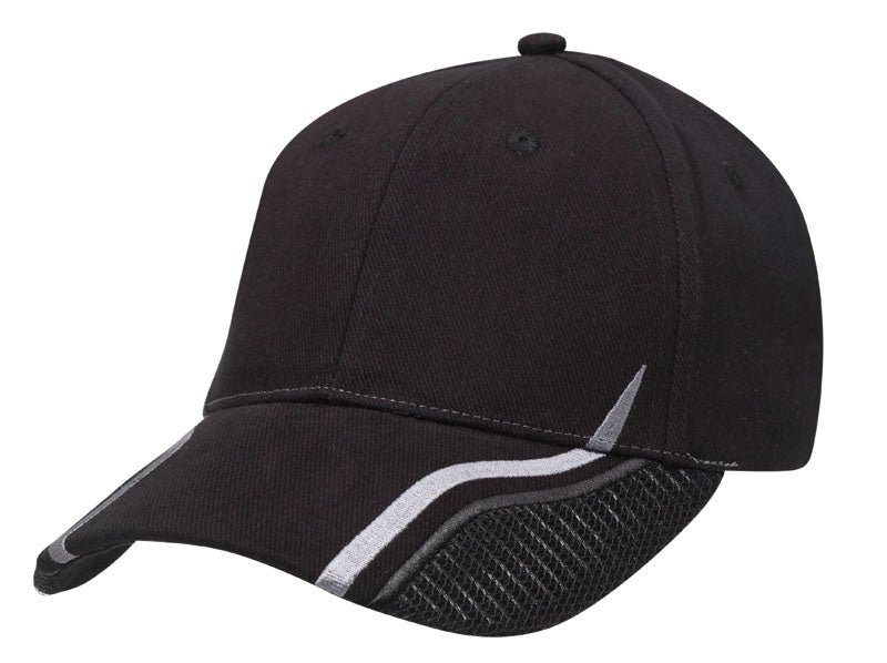 Downforce Cap – Heavy Brushed Cotton, Structured 6 - Panel, Adjustable Velcro Fit - Urban Caps
