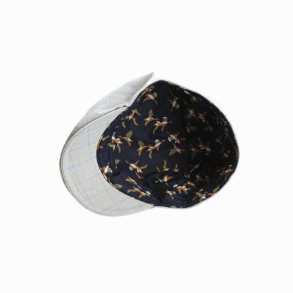 Dutton Cotton Check Summer Ivy Cap with Printed Lining - Urban Caps