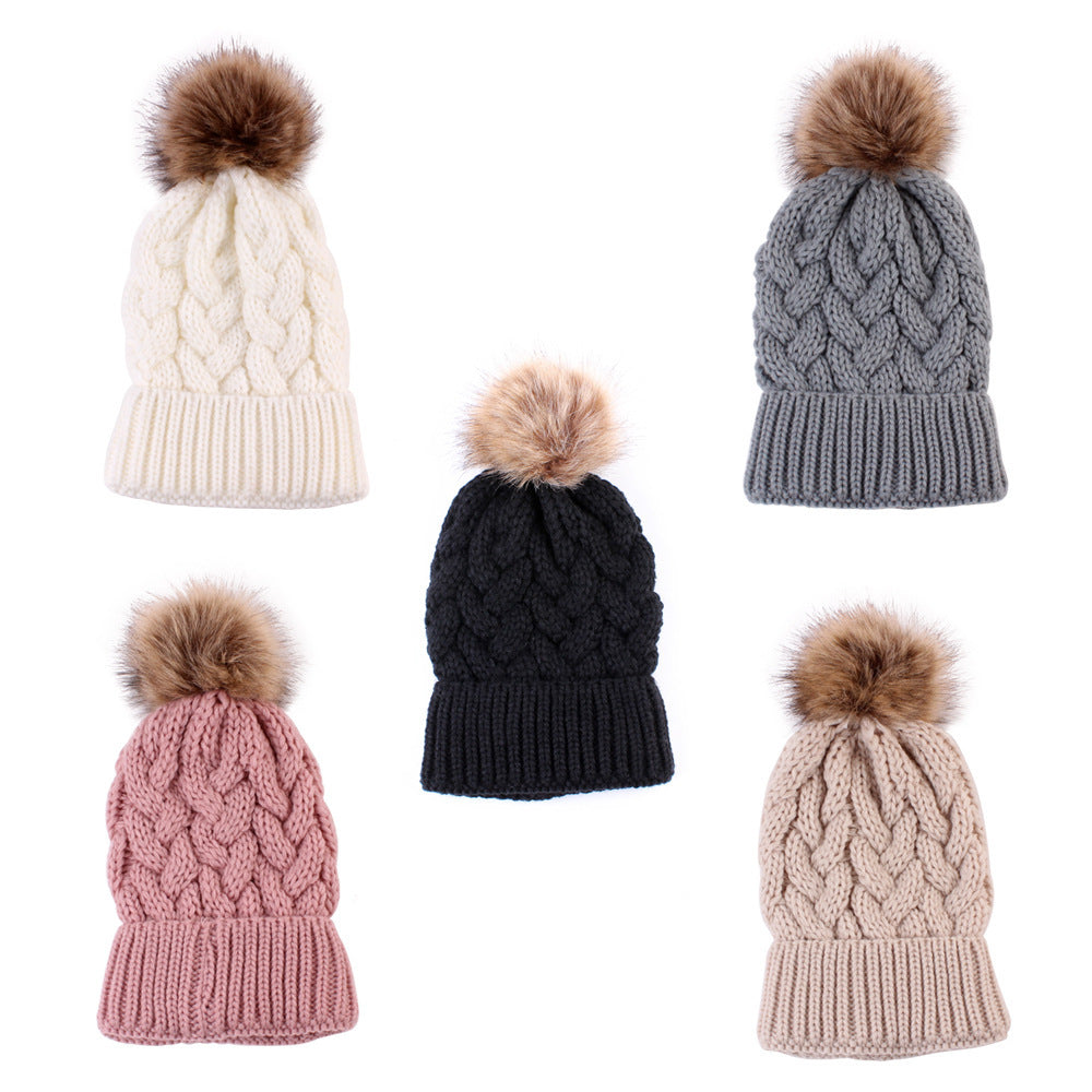 Fashionable Ladies Knit Pullover Warm Woolen Hat - Urban Caps 