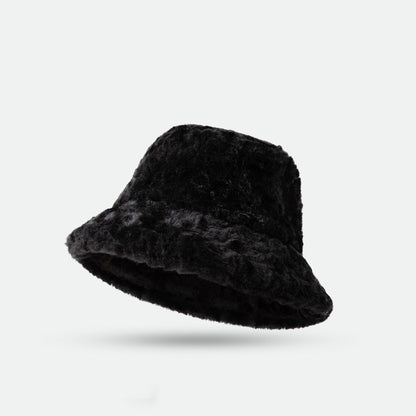 Lambswool Fisherman Hat Winter Warm Fashionable Solid Color Hats For Women - Urban Caps 