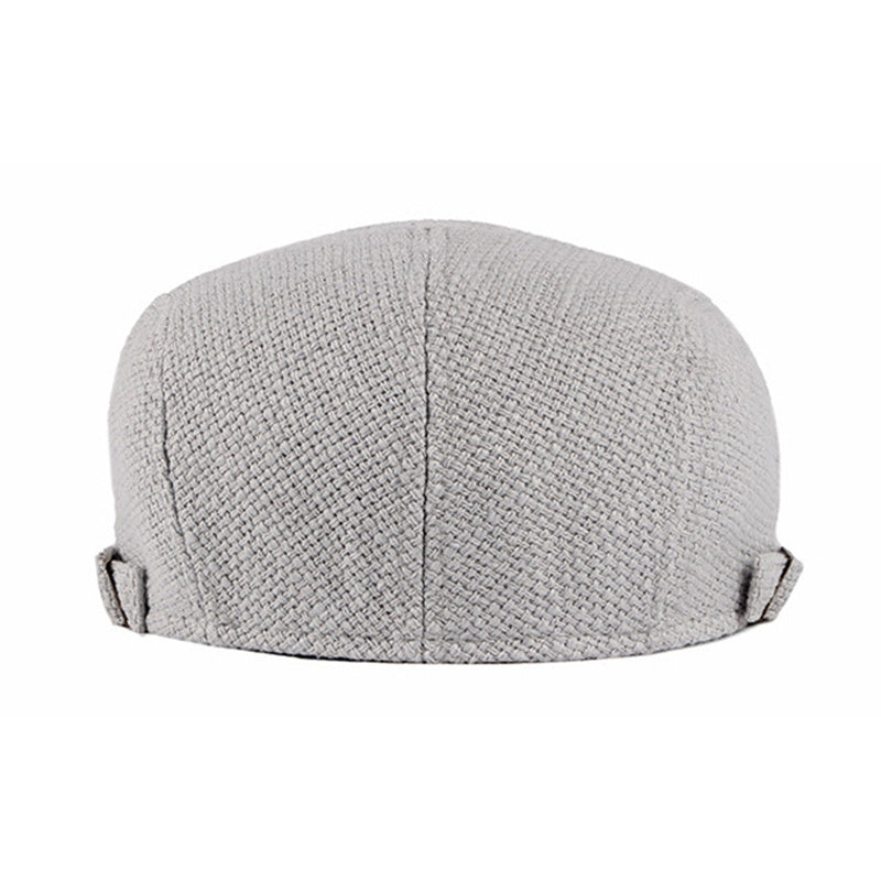 Breathable Cotton And Linen Beret Male British Retro - Urban Caps 