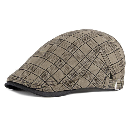 Men’s British-Style Cotton Cap – Sunshade & Breathable | Adjustable Fit - Urban Caps 