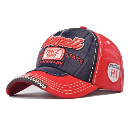 Men's And Women's Four Seasons Cowboy Hat Simple Sun-poof Peaked Cap - Urban Caps 