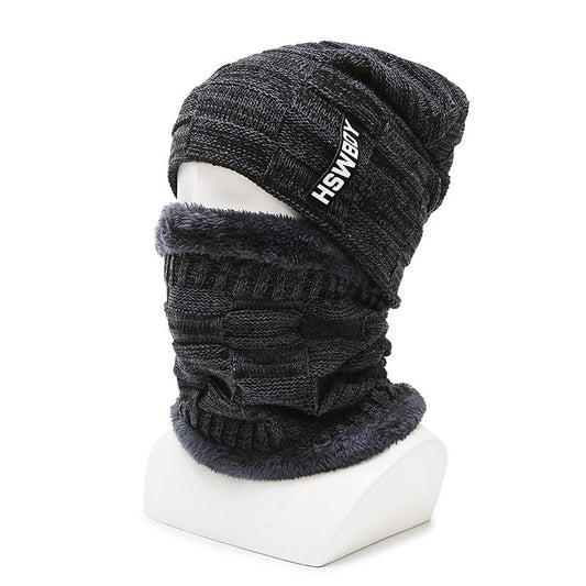 Hat Men's Winter Fleece Lined Padded Warm Keeping Woolen Knitted Hat - Urban Caps 