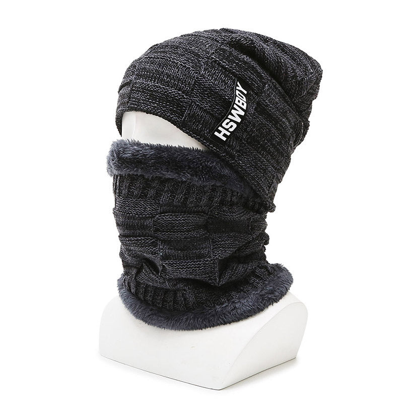 Hat Men's Winter Fleece Lined Padded Warm Keeping Woolen Knitted Hat - Urban Caps 