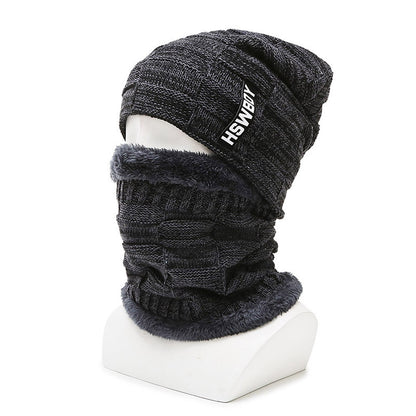 Hat Men's Winter Fleece Lined Padded Warm Keeping Woolen Knitted Hat - Urban Caps 