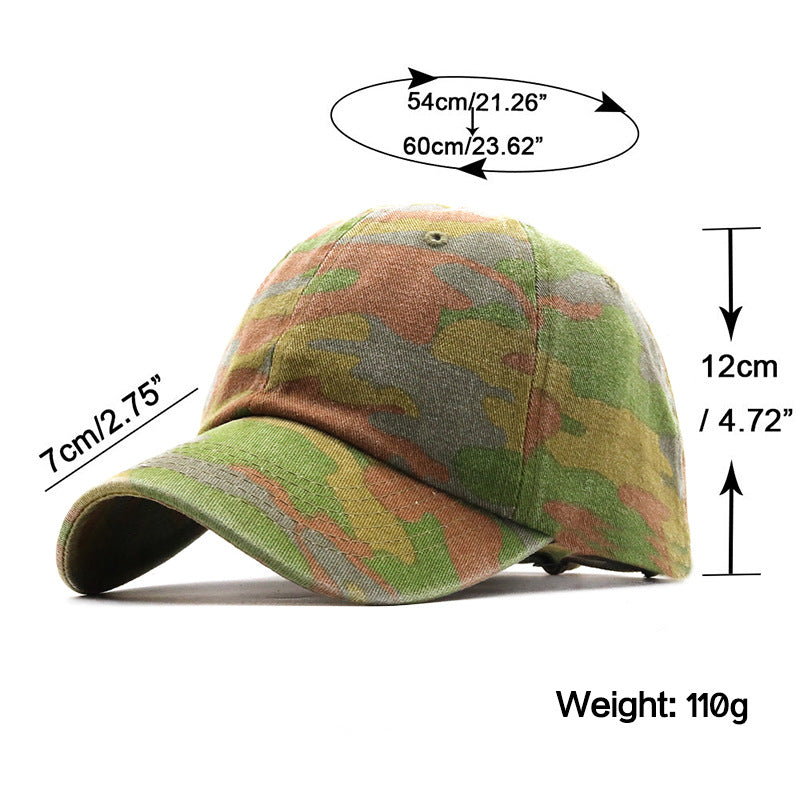 Sun-Proof Camouflage Baseball Cap Peaked Cap Sun Hat