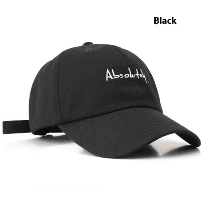 Black Peaked Versatile Casual Baseball Cap - Urban Caps 
