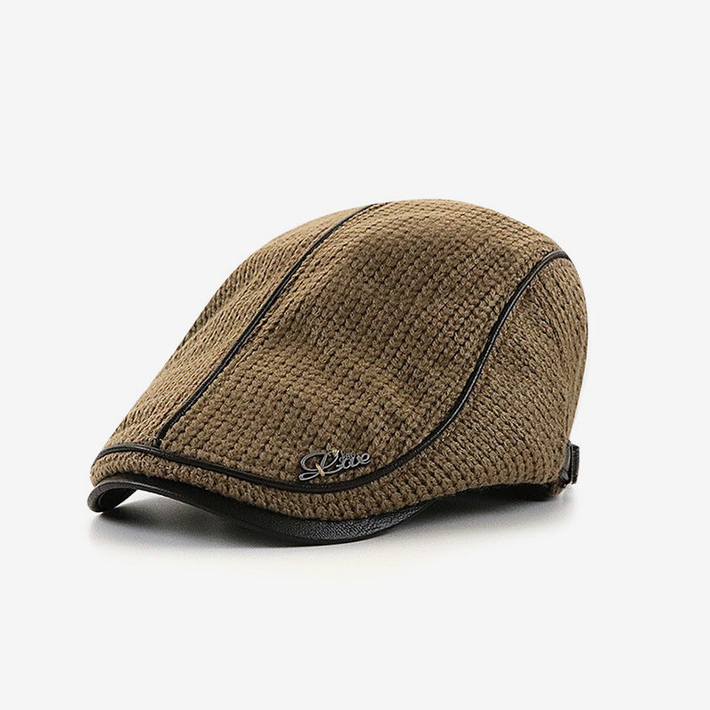 Men's Thickened Warm Casual British Knitted Hat - Urban Caps 