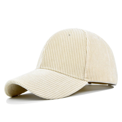 Fashion Corduroy All-matching Peaked Cap Men - Urban Caps 
