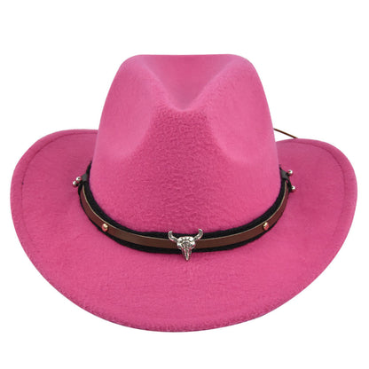 Cowhead Western Cowboy Hat Cornice - Urban Caps 