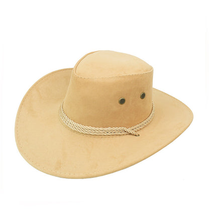 Cowboy Hat Spring And Summer Outdoor Sun Hat Men's Horse Riding Beach Hat - Urban Caps 