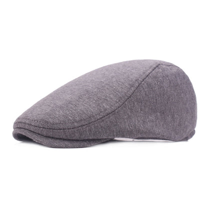 Men’s Adjustable Wool Felt Peaked Cap – Minimalist Tapered Style - Urban Caps 