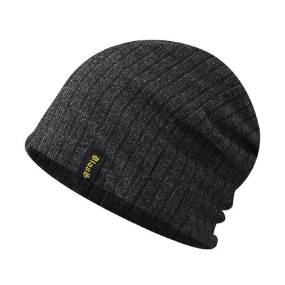 Baotou Thin Letter Embroidery Knitted Pile Hat - Urban Caps 