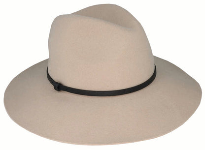 EDWINA – AUSTRALIAN WOOL FELT FEDORA - Urban Caps