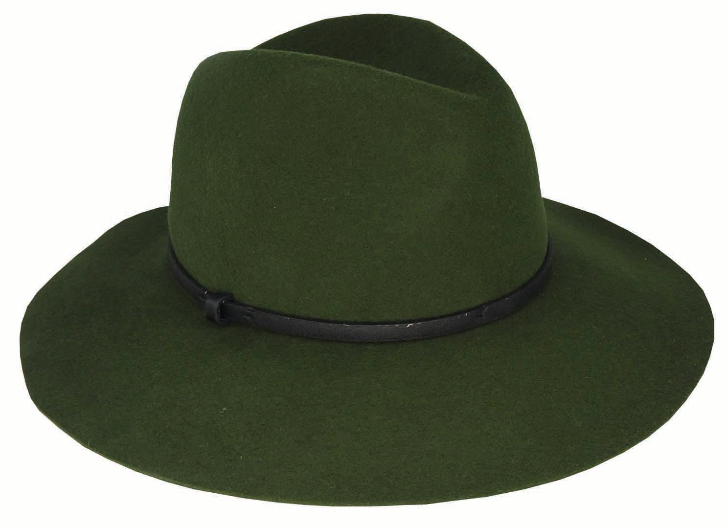 EDWINA – AUSTRALIAN WOOL FELT FEDORA - Urban Caps