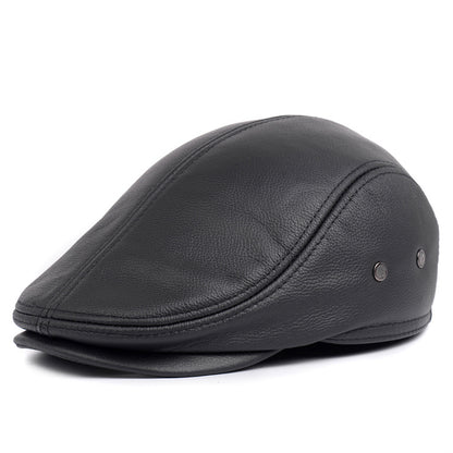 Middle-aged And Elderly Casual Leather Hats - Urban Caps 