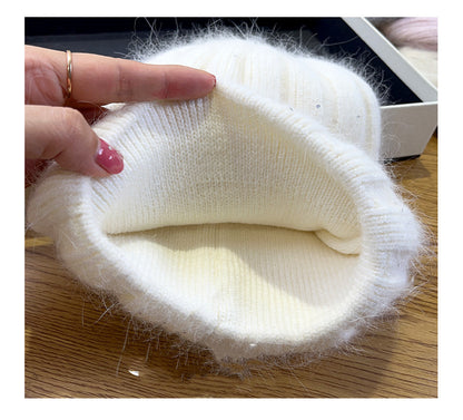 Woolen Korean Version Versatile Melon Skin Hat - Urban Caps 