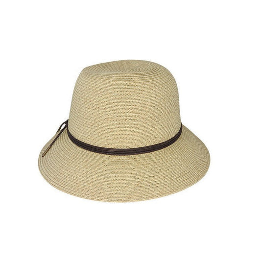 Ella Braided Cloche Hat with Natural Fibres and UPF 50+ Sun Protection - Urban Caps