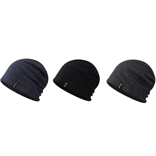 Embroidered Knit Beanie – Lightweight Pullover Hat with Minimalist Letter Design - Urban Caps