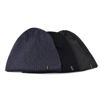 Embroidered Knit Beanie – Lightweight Pullover Hat with Minimalist Letter Design - Urban Caps
