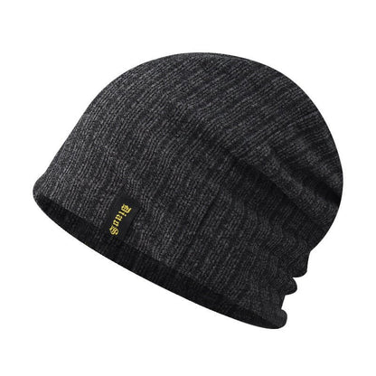 Embroidered Knit Beanie – Lightweight Pullover Hat with Minimalist Letter Design - Urban Caps