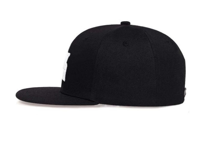 Embroidery Hip Hop Cute Fashion Flat - brimmed Cap - Urban Caps