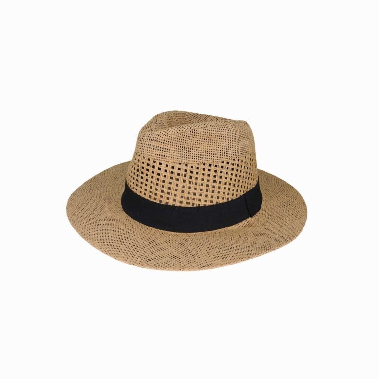 EUGENE – Lightweight Vented Safari Hat with Ribbon Band - Urban Caps