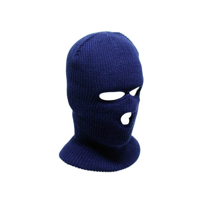 EVAN – Acrylic Rib Knit Balaclava with Eye Opening - Urban Caps