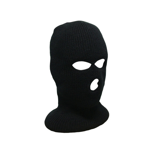 EVAN – Acrylic Rib Knit Balaclava with Eye Opening - Urban Caps