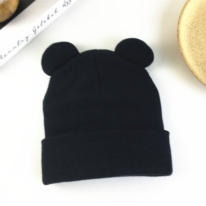 Autumn And Winter Funny Bear Ears Student Earflaps Warm Knitted Hat - Urban Caps 