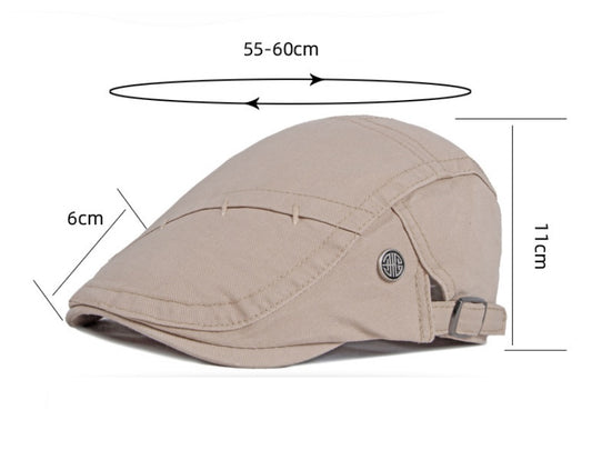 Retro Literary Casual Personality Stitched Beret - Urban Caps 