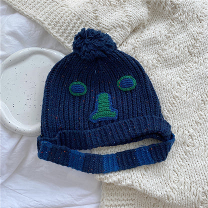 Embroidered Rabbit Fur Warm Wool Hat - Urban Caps 