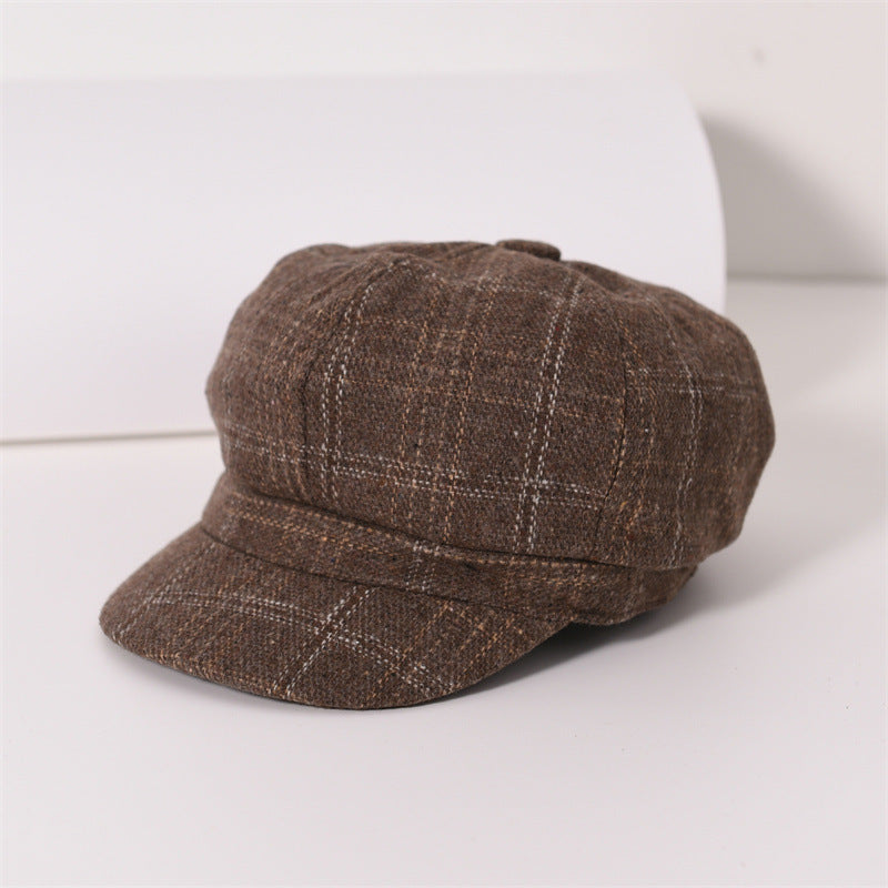 Retro Artistic Octagonal Cap Men And Women Couple - Urban Caps 