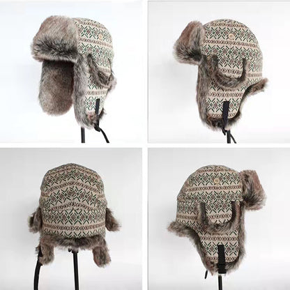 Men's Plus Velvet Cycling Wind and Cold Ear Protection Hat: Warmth for Outdoor Adventures - Urban Caps 