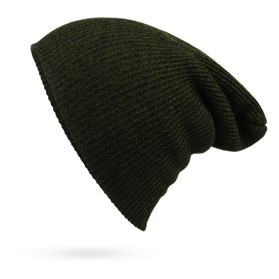 Striped Stitch Hip-hop Hat Warm Outdoor Knit - Urban Caps 