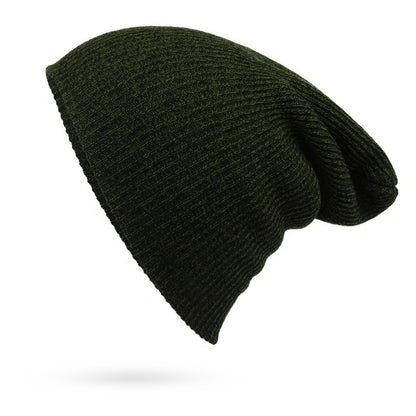 Striped Stitch Hip-hop Hat Warm Outdoor Knit - Urban Caps 