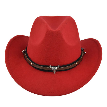 Cowhead Western Cowboy Hat Cornice - Urban Caps 