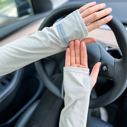 UV Protection Driving Arm Sleeves NZ | Cooling Ice Sleeves with Hand Cover
