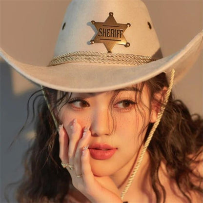 Western Cowboy Hat Outdoor Sunshade Knight's Cap - Urban Caps 