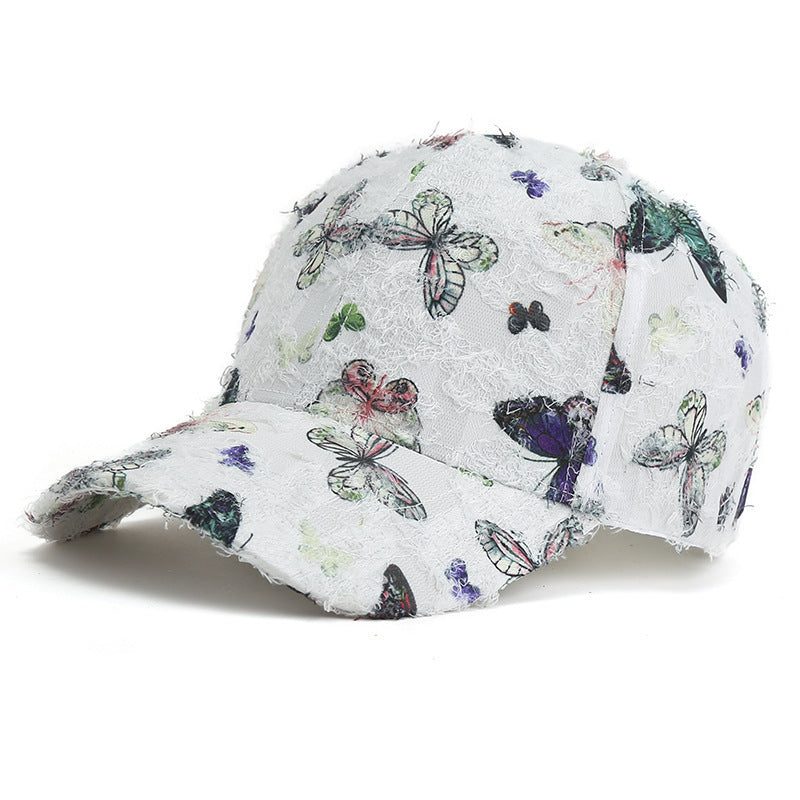 Spring And Summer Korean Fashion Women's Butterfly Baseball Cap - Urban Caps 